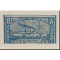Colombia Stamp Scott #209, Mint Heavily Hinged