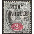 1896 O70 2d Grey-Green & Carmine Govt Parcels O...