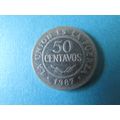 1987 REPUBLICA DE BOLIVIA FIFTY CENTAVOS FREE P...