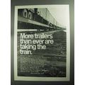 1968 The Milwaukee Road Railroad Ad - More Trailers