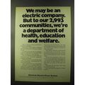 1973 American Electric Power System Ad - Communities