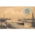 Ostende Nouveau Port Belgium Postcard 1909 used...