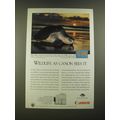 1995 Canon CLC 800 Copier Ad - Olive Ridley - Wildlife as Canon sees it