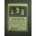 1974 Downs Joan Walsh Anglund's Little Girl Pins Advertisement