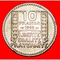 PHRYGIAN CAP: FRANCE ★ 10 FRANCS 1949 MINT LUST...