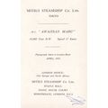 Mitsui Steamship Company Japan MV Awajisan Maru...