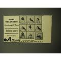 1957 Atlantic Recording Corp. Ad - Just Released! Speaking of Love Bobby Short