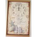 Walk on the Beach Metal Wall Clock Shabby Chic ...