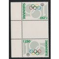 Suriname Intl Olympic Committee Gutter Pair Tet...
