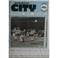 1975 programme Manchester City v. Newcastle Uni...