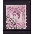 GREAT BRITAIN 1958 SG 579 6d CLARET FINE USED #2