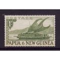 PAPUA NEW GUINEA 1952 SG 10 1s LAKATOI YELLOW G...