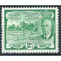 St Kitts-Nevis 1952 SG95 2c Green Mounted Mint ...