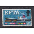 Great Britain 1967 EFTA European Sea 9d Ordinar...