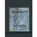 official stamps gb sgo105 sg o105 vfu admiralty