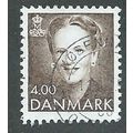 DEN 1990 4.00KR 'QUEEN MARGRETHE II' FINE USED ...