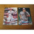 2017-2018, 2-Premium Cards, MIKE TROUT, Angels