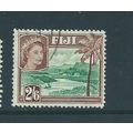 fiji stamps sg292a sg 292a 2/6d used 1954