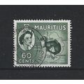 Mauritius.SG303 60c Mauritius Dodo and map.Fine...
