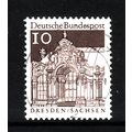 GERMANY 1966 10pf BROWN BUILDINGS SG 1368 FINE ...