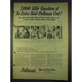 1940 Pullman Train Ad - 3,000 Mile Vacation