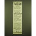 1924 Swiss Federal Railroads Ad - The attractio...
