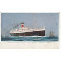 Artist Drawn Allen Line R.M.S. Corsican Or Gram...