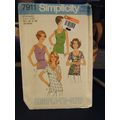 Simplicity 7911 Women's Tops Pattern - Size 40 ...