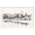 Christchurch Priory from the River Avon Dorset ...
