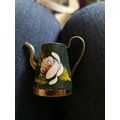 Minature Painted Coffee Pot