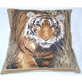 On Safari magnificent Tiger prowling cushion pi...