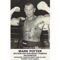Mark Potter Walthamstow British Boxing Champion...