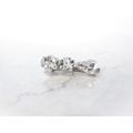 Small crystal alligator hair clip for fine thin...