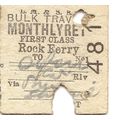 L.M.S.R. Edmondson Ticket - Rock Ferry to Oxford