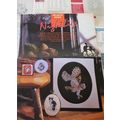 Owl and Cat Cross Stitch Charts 1990 Magazine C...