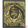 1902 SG232 3d Dull Purple & Orange-Yellow Fine ...