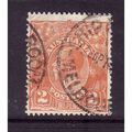 AUSTRALIA 1920 SG 62 2d BROWN ORANGE FINE USED#6