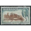Barbados 1950 SG273 3c Reddish-Brown & Blue-Gre...