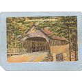 NH White Mountains Covered Bridge Postcard Cove...
