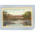 NH White Mountains Covered Bridge Postcard Cove...