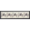 2124 4.9c Buckboard Very Fine MNH Dry Gum PNC 4...