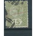 ceylon stamps sg 196 sg196 watermark crown ca s...