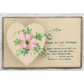 vintage Greetings postcard Happy Birthday