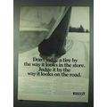 1972 Pirelli Cinturato Radial Tire Ad - Don't Judge
