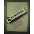 1973 Dentu-Creme Toothpaste Ad - Cleaning False...