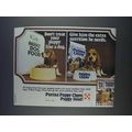 1980 Purina Puppy Chow Dog Food Ad - Don't Treat
