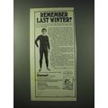 1984 Damart Underwear Ad - Remember Last Winter?