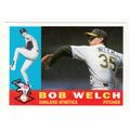 1991 Topps Magazine baseball TM44 Bob Welch ins...