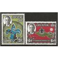 Jamaica 1952 Scout Jamboree Set SG151-152 Mount...