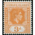 Leeward Islands 1942 3d pale orange SG 107a unused